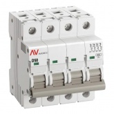 Выключатель автоматический EKF AVERES AV-6 50A (D) 4P трехфазный 6kA