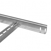 Лоток лестничный EKF 50х400х3000 металлический толщина лонжерона 1,2 мм