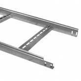 Лоток лестничный EKF 50х500х3000 металлический толщина лонжерона 1,2 мм