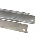 Лоток лестничный EKF 80х200х3000 металлический толщина лонжерона 1,2 мм