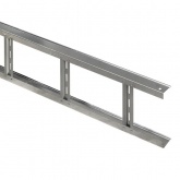 Лоток лестничный EKF 80х200х3000 металлический толщина лонжерона 1,2 мм