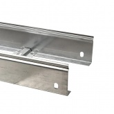 Лоток лестничный EKF 80х200х3000 металлический толщина лонжерона 1,2 мм