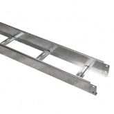 Лоток лестничный EKF 100х200х3000 металлический толщина лонжерона 1,2 мм