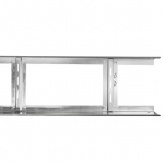 Лоток лестничный EKF 100х200х3000 металлический толщина лонжерона 1,2 мм