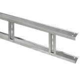 Лоток лестничный EKF 100х200х3000 металлический толщина лонжерона 1,2 мм