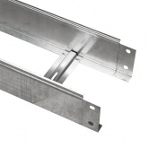 Лоток лестничный EKF 100х200х3000 металлический толщина лонжерона 1,2 мм