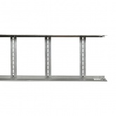 Лоток лестничный EKF 100х400х3000 металлический толщина лонжерона 1,2 мм