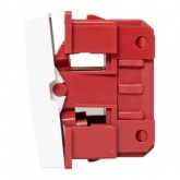 Выключатель двухклавишный EKF C-Line 10А 2 модуля белый