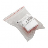 Выключатель двухклавишный EKF C-Line 10А 2 модуля белый