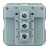 Переключатель одноклавишный EKF C-Line 10А 2 модуля белый