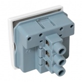 Переключатель одноклавишный EKF C-Line 10А 2 модуля белый