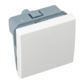 Переключатель одноклавишный EKF C-Line 10А 2 модуля белый