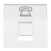 Розетка EKF C-Line RJ11 2 модуля белая