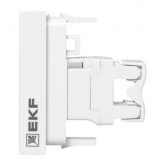 Розетка EKF C-Line RJ45 кат.5e 1 модуль белая