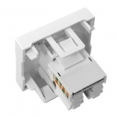 Розетка EKF C-Line RJ45 кат.5e 2 модуля белая