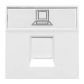 Розетка EKF C-Line RJ45 кат.5e 2 модуля белая