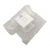 Розетка EKF C-Line RJ45 кат.5e 2 модуля белая