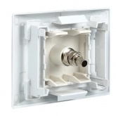 Розетка EKF C-Line TV 2 модуля белая