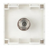 Розетка EKF C-Line TV 2 модуля белая