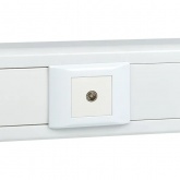 Розетка EKF C-Line TV 2 модуля белая