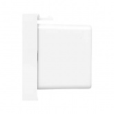 Розетка EKF USB A+C, 2.1А, 2 гнезда, без индикатора, белая