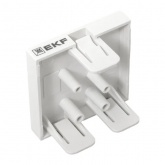 Заглушка EKF C-Line 2 модуля белая