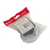 Розетка EKF C-Line 2P+E 45 градусов шторки быстрозажимные клеммы черная