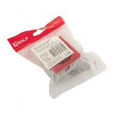 Розетка EKF C-Line 2P+E шторки винтовой зажим красная