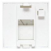 Вставка розеточная EKF TERACOM для одного RJ Keystone формат Mosaic 2м со шторками