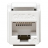 Розеточный модуль EKF TERACOM RJ45 cat.5E Keystone неэкранированный 110 IDC 180 белый