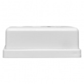 Розетка настенная на один разъем EKF TERACOM RJ45 cat.5E неэкранированная Dual IDC белая