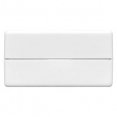 Адаптер проходной EKF TERACOM RJ45-RJ45 cat.6 неэкранированный белый