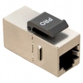 Адаптер проходной EKF TERACOM RJ45-RJ45 cat.6 экранированный тип Keystone белый