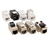 Адаптер проходной EKF TERACOM RJ45-RJ45 cat.6 экранированный тип Keystone белый