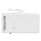 Адаптер проходной EKF TERACOM RJ45-RJ45 cat.6 неэкранированный тип Keystone белый