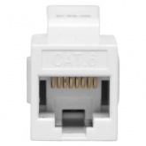 Адаптер проходной EKF TERACOM RJ45-RJ45 cat.6 неэкранированный тип Keystone белый