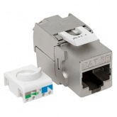 Розеточный модуль EKF TERACOM RJ45 cat.5E Keystone экранированный STP 110 IDC 180 самозажимной
