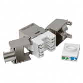 Розеточный модуль EKF TERACOM RJ45 cat.5E Keystone экранированный STP 110 IDC 180 самозажимной