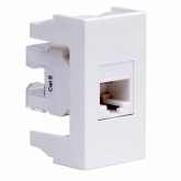 Розетка компьютерная DKC Viva RJ-45 кат.6 1 модуль 8P8C белая