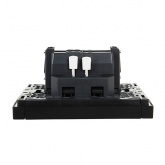 Выключатель одноклавишный ИЭК FORTE&PIANO FP101 10А черный