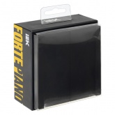 Выключатель двухклавишный ИЭК FORTE&PIANO FP105 10А черный