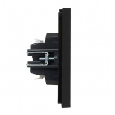 Переключатель одноклавишный ИЭК FORTE&PIANO FP103 10А черный