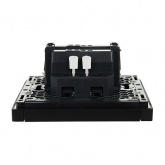 Переключатель одноклавишный ИЭК FORTE&PIANO FP103 10А черный