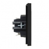 Переключатель одноклавишный с индикацией ИЭК FORTE&PIANO FP104 10А черный