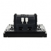 Переключатель одноклавишный с индикацией ИЭК FORTE&PIANO FP104 10А черный