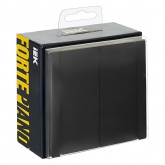 Переключатель двухклавишный с индикацией ИЭК FORTE&PIANO FP108 10А черный