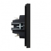 Переключатель одноклавишный перекрестный ИЭК FORTE&PIANO FP112 10А черный