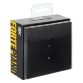 Розетка с заземлением ИЭК FORTE&PIANO FP114 16А автозажим черный