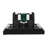 Розетка с заземлением ИЭК FORTE&PIANO FP114 16А автозажим черный