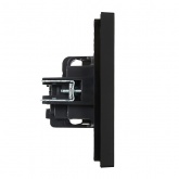 Розетка с заземлением ИЭК FORTE&PIANO FP116 16А черный